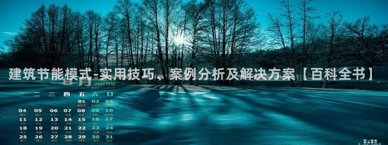 e尊国际娱乐官网地址：建筑节能模式-实用技巧、案例分析及解决方案【百科全书】